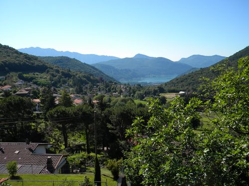 Lago di Lugano visto da Novaggio
